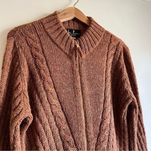 Leo Peressi Pure Alpaca Zip Up Cardigan - Picture 3 of 12
